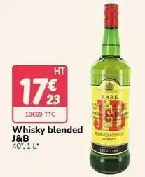 Promocash J&b - whisky blended offre