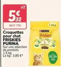 Promocash Purina - croquettes pour chat friskies offre