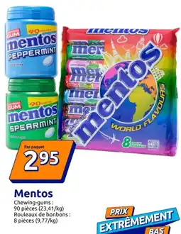 Action Mentos - chewing gums offre