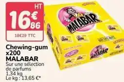 Promocash Malabar - chewing-gum x200 offre