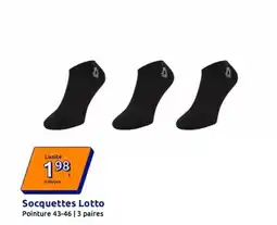 Action Socquettes lotto offre