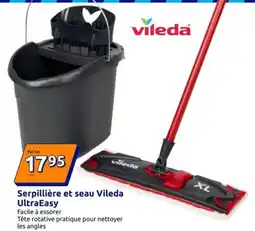 Action Vileda - serpillière et seau ultraeasy offre