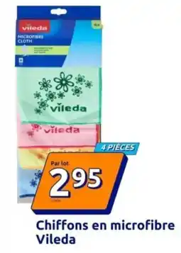 Action Vileda - chiffons en microfibre offre