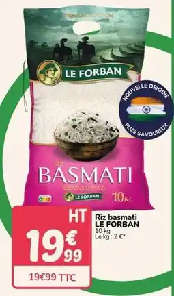 Promocash Le forban - riz basmati offre
