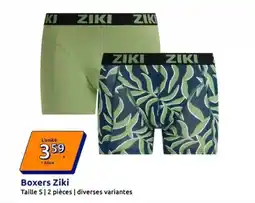 Action Boxers zikki offre