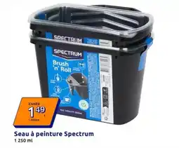 Action Seau à peinture spectrum offre