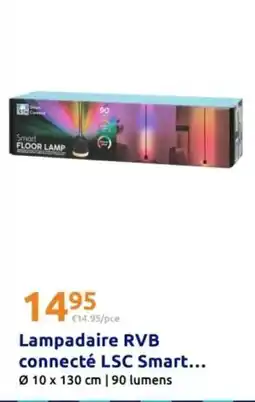 Action Lampadaire rvb connecté lsc smart offre
