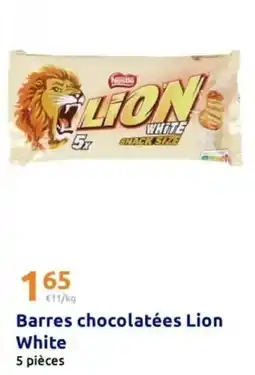 Action Nestlé - barres chocolatées lion white offre
