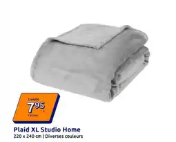 Action Plaid xl studio home offre