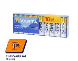 Action Varta - piles offre
