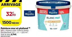Weldom Ripolin - peinture mur et plafond offre