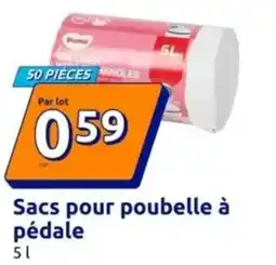 Action Sacs pour poubelle à pédale offre