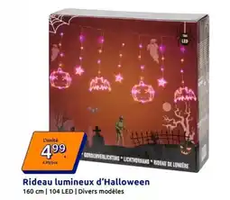 Action Rideau lumineux d'halloween offre