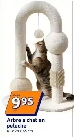 Action Arbre à chat en peluche offre