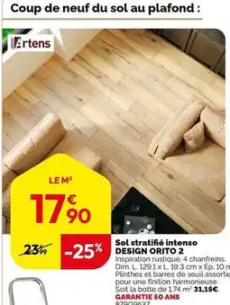 Weldom Design orito 2 - sol stratifie intenso offre