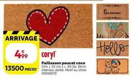 Weldom Paillasson poucet coco offre