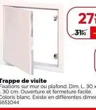 Weldom Trappe de visite offre