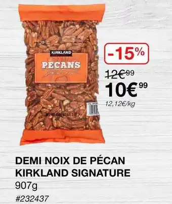 Costco Demi Noix De Pécan Kirkland Signature offre