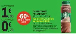E.Leclerc Drive STARBUCKS Cappuccino offre