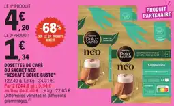E.Leclerc Drive NESCAFÉ DOLCE GUSTO offre