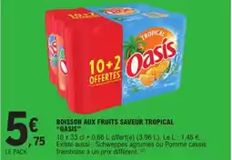 E.Leclerc Drive Oasis Boisson aux fruits offre