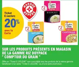 E.Leclerc Drive Comptoir du Grain Riz offre