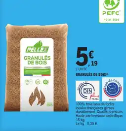 E.Leclerc Drive PELLEX GRANULÉS DE BOIS offre