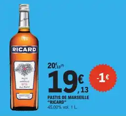 E.Leclerc Drive RICARD PASTIS DE MARSEILLE offre