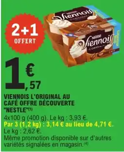 E.Leclerc Drive Nestlé Viennois offre