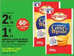 E.Leclerc Drive PRÉSIDENT EMMENTAL CŒUR DE MEULE offre