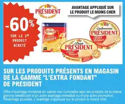 E.Leclerc Drive Président l'extra fondant offre