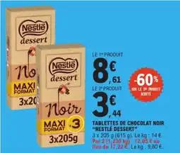 E.Leclerc Drive Nestlé dessert Noir offre