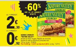 E.Leclerc Drive NATURE VALLEY BARRES CRUNCHY offre