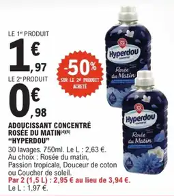 E.Leclerc Express Hyperdou Adoucissant concentré offre