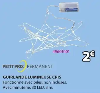 Guirlande lumineuse cris