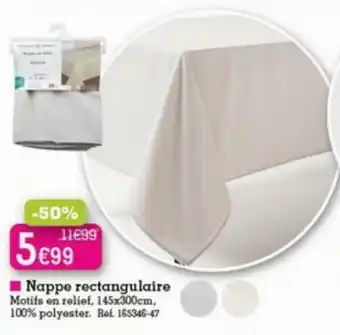 Nappe Rectangulaire