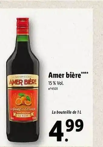 Lidl Amer Bière offre