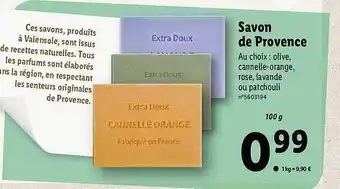 Lidl Savon De Provence offre