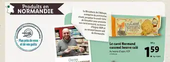 Lidl Le Carré Normand Caramel Beurre Salé offre