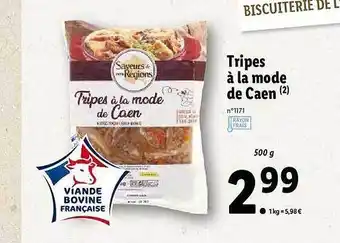 Lidl Tripes à La Mode De Caen Saveurs De Nos Régions offre