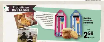 Lidl Galettes Bretonnes Pur Beurre offre