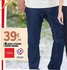 E.Leclerc Jean 5 poches denim homme offre