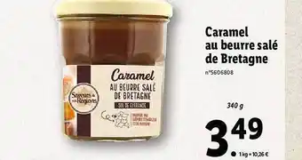 Lidl Caramel Au Beurre Salé De Bretagne Saveurs De Nos Régions offre