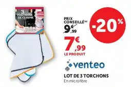 Hyper U venteo TORCHONS DE CUISINE offre