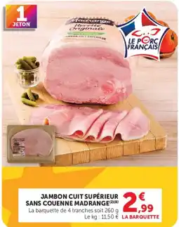 U Express Madrange Jambon cuit supérieur offre