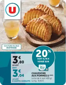 U Express CHAUSSONS AUX POMMES U offre