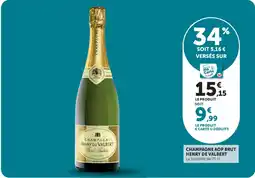 U Express Henry de valbert champagne aop brut offre