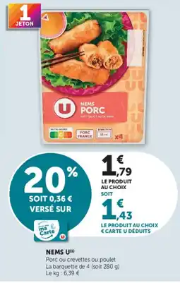 U Express U Nems Porc offre
