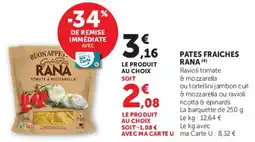 U Express RANA PATES FRAICHES offre