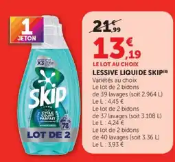 U Express SKIP Lessive liquide offre